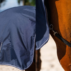 Manta de paddock Imperial Riding Basic sin cubrecuello 200 g Marino Azul marino