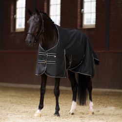 Manta de paddock Imperial Riding Basic sin cuello 300 g Negro