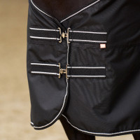 Manta de paddock Imperial Riding Basic sin cuello 300 g Negro
