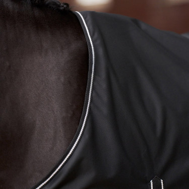 Manta de paddock Imperial Riding Basic sin cuello 300 g Negro