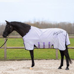Cubre caballo antimoscas e impermeable Imperial Riding Super-dry Glicina Violeta