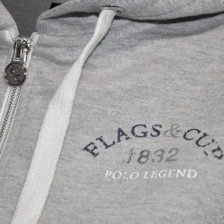 Sudadera mujer Ona Flags & Cup Gris