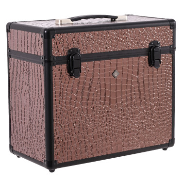 Caja de aseo Imperial Riding Basic Slim line Marrón / marrón croco Marr&amp;amp;amp;oacute;n