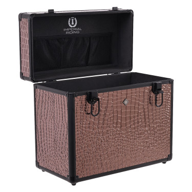 Caja de aseo Imperial Riding Basic Slim line Marrón / marrón croco Marr&amp;amp;amp;oacute;n