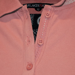 Polo de mujer Cordova Flags & Cup Rosa viejo