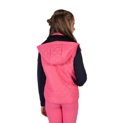 Chaleco sin mangas reversible HKM Maui para niño Fucsia / azúl marino Rosa