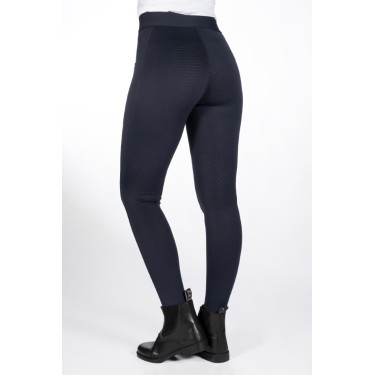Legging HKM Isabella con asiento completo de silicona Azul profundo Legging HKM Isabella con asiento completo de silicona Azul profundo