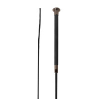 Vara de doma Velari Guidance con empuñadura de cuero Negro
