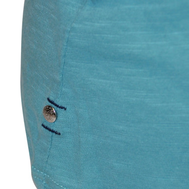 Camiseta mujer Amaluza Flags & Cup Verde celadón