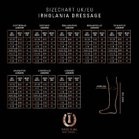 Botas de equitación Imperial Riding Olania Deluxe Dressage Cortas/Anchas Marrón oscuro Marr&amp;amp;amp;oacute;n