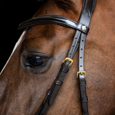 Brida inglesa Imperial Riding combinada Sleek Castaño Marr&amp;amp;amp;oacute;n
