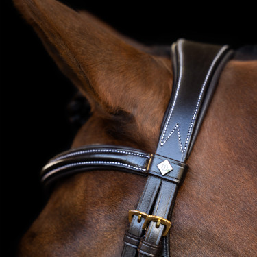 Brida Imperial Riding con muserola inglesa curvada Castaño Marrón Brida Imperial Riding con muserola inglesa curvada Castaño Marrón