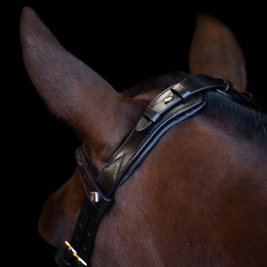 Brida Imperial Riding con muserola combinada ergonómica baja Castaño Marr&amp;amp;amp;oacute;n