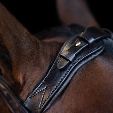 Brida Imperial Riding con muserola combinada ergonómica baja Castaño Marr&amp;amp;amp;oacute;n