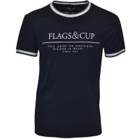 Camiseta hombre Prado Flags & Cup Azul marino