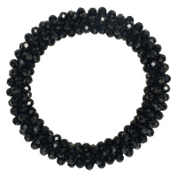 Goma para el cabello con strass Imperial Riding Negro