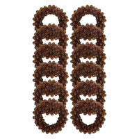 Elásticos para trenzas de crines Imperial Riding, paquete de 12 Marrón oscuro Marr&amp;amp;amp;oacute;n