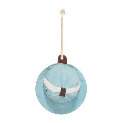Juguete para box HV Polo casco Polo Azul empolvado