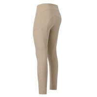Legging de equitación Euro-Star Empower con grip en las rodillas para mujer Beige