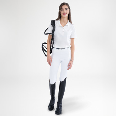 Leggings de equitación HV Polo Manou para mujer Blanco
