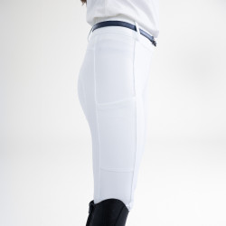 Leggings de equitación HV Polo Manou para mujer Blanco