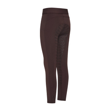 Legging de equitación Imperial Riding Basic FullGrip Kids Chocolate Marr&amp;amp;amp;oacute;n