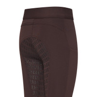 Legging de equitación Imperial Riding Basic FullGrip Kids Chocolate Marr&amp;amp;amp;oacute;n