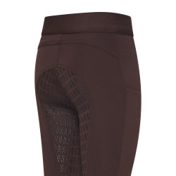 Legging de equitación Imperial Riding Basic FullGrip Kids Chocolate Marr&amp;amp;amp;oacute;n