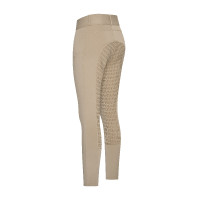 Leggings de equitación Imperial Riding Basic Glam FullGrip para mujer Gris / arena