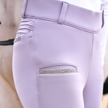 Legging de equitación Imperial Riding Comfi Sparks summer FullGrip Niños Glicina Violeta