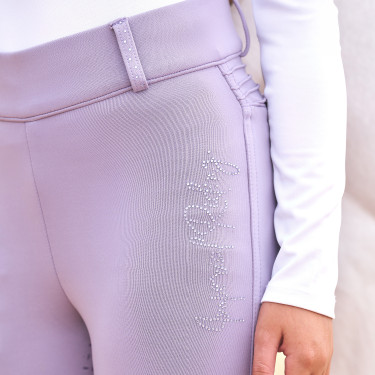 Legging de equitación Imperial Riding Comfi Sparks summer FullGrip Niños Glicina Violeta