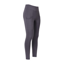 Leggings de equitación Imperial Riding Sam FullGrip Niños Gris