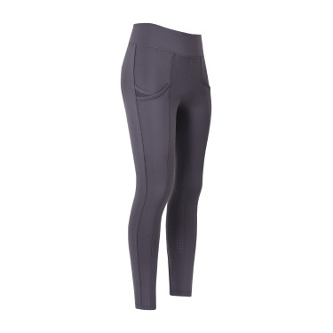 Leggings de equitación Imperial Riding Sam FullGrip Niños Gris