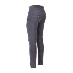 Leggings de equitación Imperial Riding Sam FullGrip Niños Gris