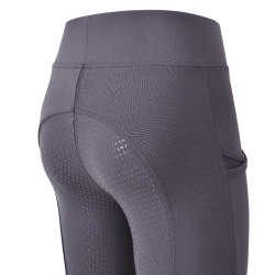 Leggings de equitación Imperial Riding Sam FullGrip Niños Gris