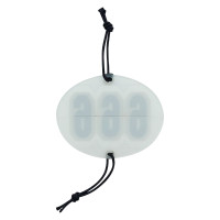 Número de cabeza Imperial Riding cuadrado 3 cifras Blanco