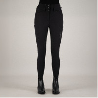 Pantalón de equitación Euro-Star Aurelle Diamond FullGrip para mujer Negro