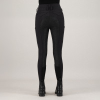 Pantalón de equitación Euro-Star Aurelle Diamond FullGrip para mujer Negro