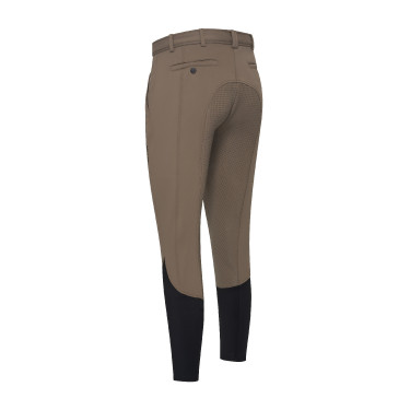 Pantalón de equitación Euro-Star Marcel FullGrip para hombre Tundra Marrón Pantalón de equitación Euro-Star Marcel FullGrip para hombre Tundra Marrón