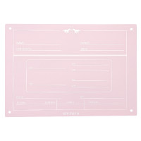 Placa de box English HV Polo Rosa bonita