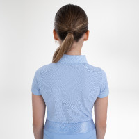 Polo de manga corta Euro-Star Mara Kids Azúl claro