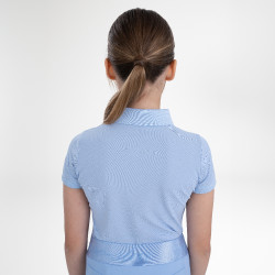 Polo de manga corta Euro-Star Mara Kids Azúl claro