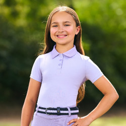 Polo de manga corta Imperial Riding Marly Kids Glicina Violeta