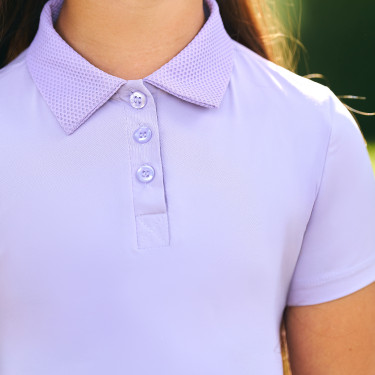 Polo de manga corta Imperial Riding Marly Kids Glicina Violeta