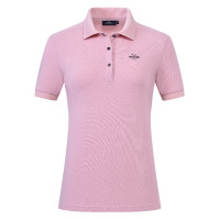 Camiseta polo de manga corta HV Polo Norah para mujer Rosa bonita