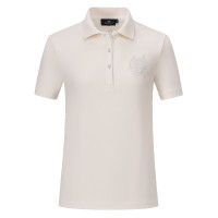 Camiseta polo de manga corta HV Polo Norma para mujer Blanco