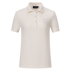 Camiseta polo de manga corta HV Polo Norma para mujer Blanco