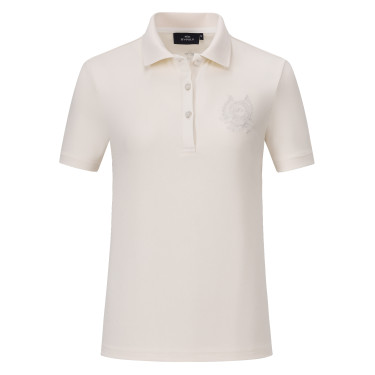 Camiseta polo de manga corta HV Polo Norma para mujer Blanco