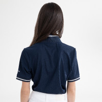 Camiseta polo de manga corta HV Polo Novella para mujer Marino Azul marino