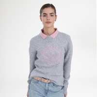 Jersey HV Polo Jordyn para mujer Gris mezclado